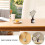 Lot de 5 bâtonnets diffuseurs en rotin, recharges pour diffuseur de parfum, bâtonnets de fleurs naturels 8