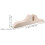 Support de séparation de pièce pliable en bois (6 pièces) 2