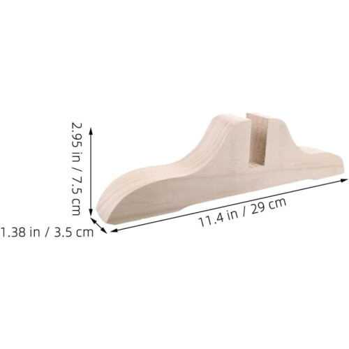 Support de séparation de pièce pliable en bois (6 pièces) 1