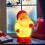 Christmas Tree Light Net Red Santa Claus Ornament 5