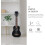 Ukulele Escala Adesivos 23 e 26 polegadas Ukulele Escalas 6 folhas leve prático pescoço painel decals 2
