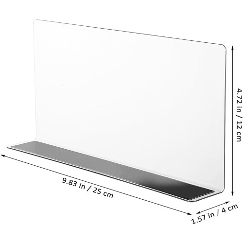 Stück Regalteiler, rechtwinklig, magnetisch, PVC-Material 2