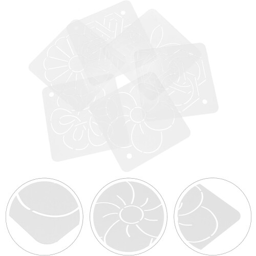 Set van 6 multifunctionele quiltstencils en naaipatronen voor patchworkquilts 2