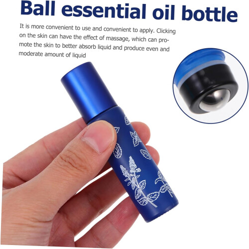 5pcs Roller Bottles Empty Small Refillable Essential Oil Roller Container for Lip Oil Aromatherapy 1