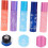 5pcs Roller Bottles Empty Small Refillable Essential Oil Roller Container for Lip Oil Aromatherapy 5