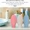 6pcs Travel Squeeze Bottles 60ml Portable Plastic Empty Shampoo Lotion Containers Leakproof Refillable 3