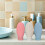 6pcs Travel Squeeze Bottles 60ml Portable Plastic Empty Shampoo Lotion Containers Leakproof Refillable 6