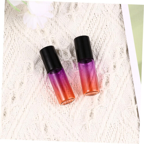 5pcs Gradient Roller Bottles Portable Refillable Essential Oil Rollers 2