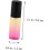 5pcs Gradient Roller Bottles Portable Refillable Essential Oil Rollers 4