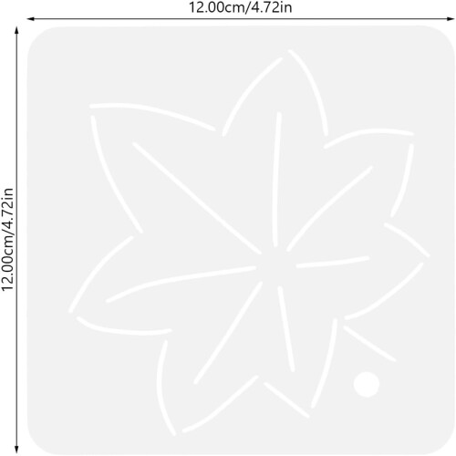 6 gabarits de broderie Sashiko pour patchwork, outils de couture DIY en acrylique 1