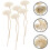 6pcs Essential Oil Diffuser Aroma Sticks Scented Flower Diffuser Rattan Material Flower-Designed 5