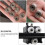 6pcs Plastic Pulley Wheels for Printer Passive Roller Bearings Compatible Printer Accessories 5