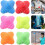 6pcs Hexagonal Reaction Balls Set 5.5cm Silicone Training Balls for Agility 8
