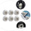 stuks kunststof katrollen voor printers, passieve rollagers, compatibele printeraccessoires 6