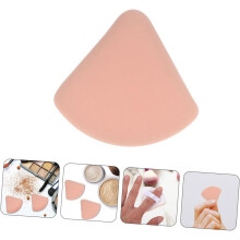 6 ks houbiček na make-up, pudr, trojúhelníkový pudr, malý pudr, nevstřebatelný, krása, suché a mokré použití
