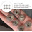 6pcs Plastic Pulley Wheels for Printer Passive Roller Bearings Compatible Printer Accessories 7