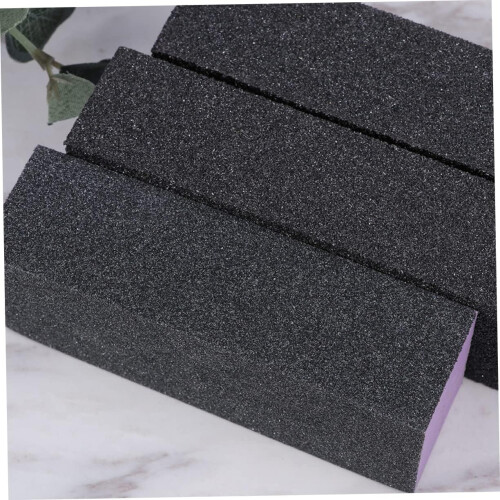 6pcs Three-sided Sponge File Nail File for Manicure Grinding Bar Nail Buffer Polisher for Manicure Tool 2