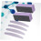 6pcs Three-sided Sponge File Nail File for Manicure Grinding Bar Nail Buffer Polisher for Manicure Tool 7
