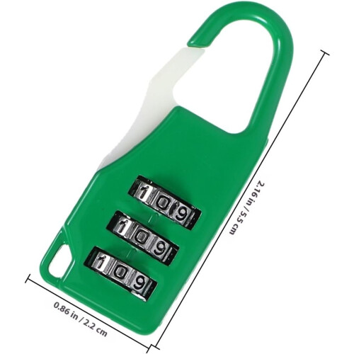 6pcs Combination Lock Luggage Locks Iron Material Stylish Versatile Design High Security 1
