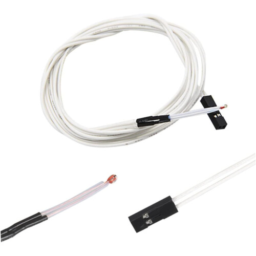 5pcs Ntc Single-Ended Glass Sealed Thermistor Temperature Sensor Resistente a Graus para Ferramentas de Impressora 2