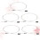 5pcs Ntc Single-Ended Glass Sealed Thermistor Temperature Sensor Resistant to Degrees for Printer Tools 5