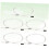 5pcs Ntc Single-Ended Glass Sealed Thermistor Temperature Sensor Resistant to Degrees for Printer Tools 8