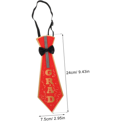 6pcs Adjustable Elastic Ties for Graduation Events Comfortable Neckties Stylish Solid Color Design 1