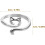 6pcs Silver Crochet Rings Yarn Guide Finger Holders Adjustable Braided Open Knitting Loop Accessories 2