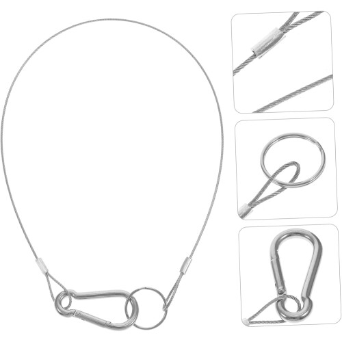Tether Cable Ropes and Safety Features for 6pcs Stainless Steel 1