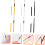 6pcs Lip Brush with Covers Portable Makeup Applicators for Women Bionic Tips 3