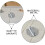 5pcs Iron Tool Hanging Hooks Set for Pegboard Silver Curved and U Shaped Storage Hooks 3