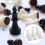 6 st DIY schackformar silikonljusformar fondantformar 3D schackpjäs silikonformar 8