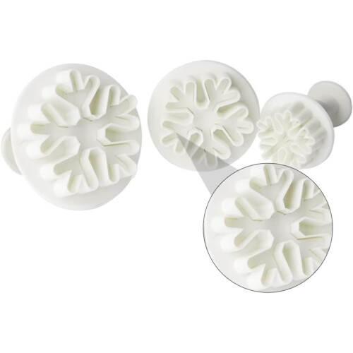 6 st silikonkakform DIY-kakform Julkaka Non-stick Premium silikonmaterial 2