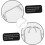 Hook Duty Steel Shape Hooks Stainless Wall U for Perforated 5pcs Peg Silver Heavy Hanging Tools 3
