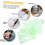 Geometric Stencils Drawing Stencils Set 6 Pieces Plastic Circle Ruler Template 3