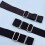 6pcs Adjustable Thickened Elastic Hat Extender Straps with Silver Buckles 2.5cm Width 4