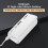 Mini bag sealer USB-powered heat sealer and cutter white 2