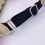 6pcs Adjustable Thickened Elastic Hat Extender Straps with Silver Buckles 2.5cm Width 6