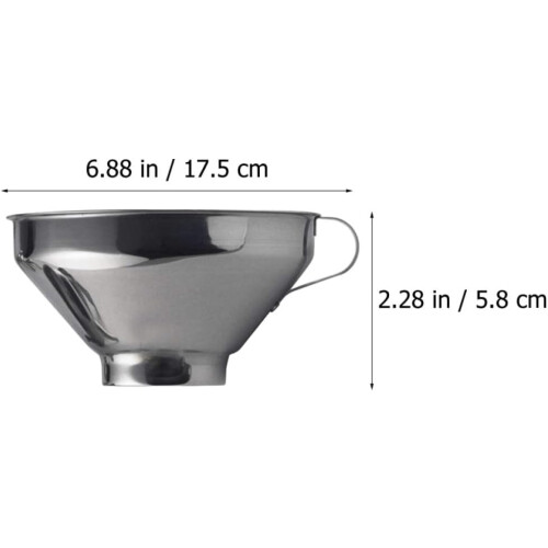 5pcs Multi-purpose Small Funnels Liquid Dispensing Tools Stainless Steel Reusable Easy to Use Mini Funnel Kit 1