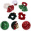 5er-Pack weihnachtliche Haargummis, elastische Haargummis mit Glöckchen- und Schleifendesign 8