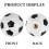 Cabinet Knobs Drawer Pull Replacement Football Shaped 6pcs Ceramic and Alloy Versatile 8