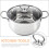 4pcs Pot Lid Knobs Replacement Handles for Pots and Pans Stainless Steel Bakelite Universal 8
