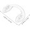 6 cuscinetti nasali in morbido silicone a forma di U antiscivolo 2