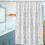 Cortina de chuveiro boho com forro de tecido 72x72 polegadas 3