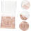 6pcs False Eyelash Case Lash Tray Glitter Eyelash Box Makeup Tools Organizer Plastic Lash Holder 6