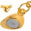 5 chiusure magnetiche a forma di cuore dorate per gioielli, collane e bracciali. 6