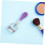 6 draagbare wimperkrullers met brede kam, mini compact wimperkruller 6