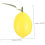 6 Pcs Realistic Fake Lemons with Leaves Foam Simulation Model 2
