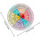 Feeling Wheel Stickers PVC and Rubber Soft Emotion Wheel Decals 4pcs Colored 2