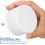 4 Pcs PVC Pipe Plug Socket Fitting White Pressure Resistant Easy Installation PVC Coupling Cap Pipe Fittings 8
